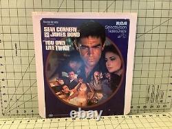 Lot of 14 James Bond VINTAGE Videodisc CED OUT OF PRINT HARD TO FIND VG+'62-'85