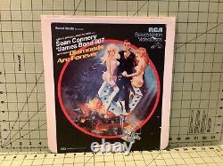 Lot of 14 James Bond VINTAGE Videodisc CED OUT OF PRINT HARD TO FIND VG+'62-'85