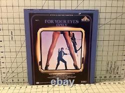 Lot of 14 James Bond VINTAGE Videodisc CED OUT OF PRINT HARD TO FIND VG+'62-'85