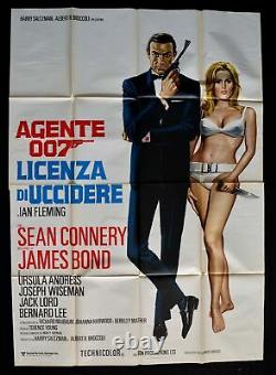 Manifesto Licensed By Killer 007 James Bond Sean Connery Ursula Andress A06