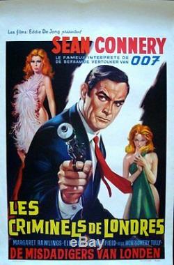 NO ROAD BACK Belgian movie poster SEAN CONNERY JAMES BOND RENATO CASARO RARE NM