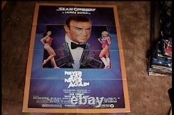 Never Say Never Again Original Movie Poster 1983 James Bond Sean Connery 007
