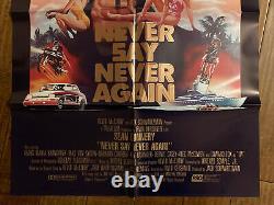Never Say Never Again Original Rare Movie Poster Sean Connery James Bond