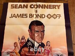 Never Say Never Again Original Rare Movie Poster Sean Connery James Bond