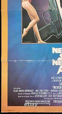 Never Say Never Again Original US One Sheet Movie Poster Sean Connery James Bond