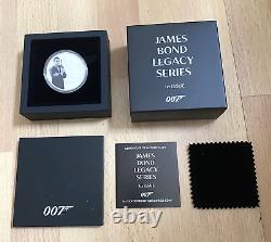 New 2021 James Bond Sean Connery 007 Legacy Series 1 oz Silver Proof First Coin