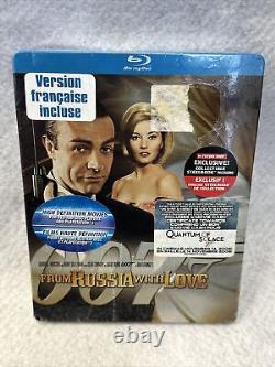 New Sealed From Russia With Love Blu-Ray French Steelbook Pkg James Bond 007