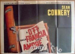 OPERATION SNAFU Italian 4F movie poster 55x79 SEAN CONNERY JAMES BOND 1965