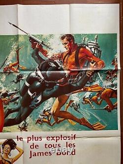 Operation Thunderball James Bond Sean Connery R120x160cm 70's