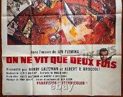 Original French Poster YOU ONLY LIVE TWICE James Bond Sean Connery 47x63 1967