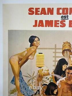 Original Movie Poster On ne vit que deux fois James bond Sean connery 120x160cm