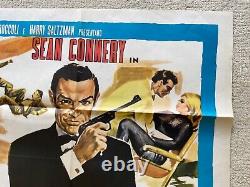 Original Vintage Goldfinger Sean Connery as James Bond Ital. R-1980's