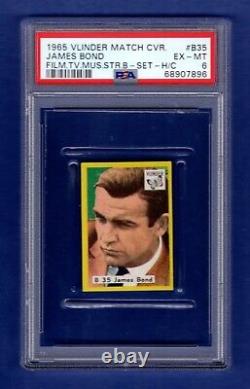 PSA 6 JAMES BOND 1965 Vlinder Card #B35 SEAN CONNERY