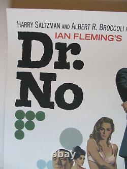 Paul Mann Dr. No Signed AP Poster Print James Bond 007 Mondo Artist Sean Connery