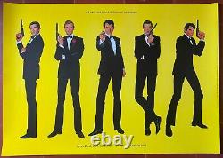 Poster JAMES BOND The World of 007 ROBERT McGINNIS Sean Connery 59x84cm 1998