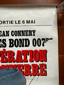 Poster Operation Thunder Thunderball James Bond Sean Connery 23 5/8x63in