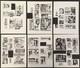RARE Ad Sheet/Ad Slick 8 1/2 x 11 Sean Connery James Bond Dr No Goldfinger etc