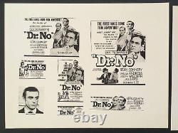 RARE Ad Sheet/Ad Slick 8 1/2 x 11 Sean Connery James Bond Dr No Goldfinger etc