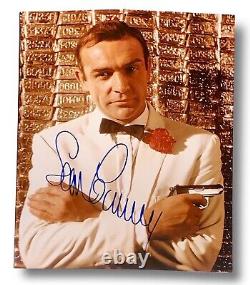 RARE! Sean Connery Signed 8x10 Full Signature James Bond 007 Indiana Jones ACOA