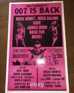 Rare 007 Film Oil Painting James Bond Poster Sean Connery