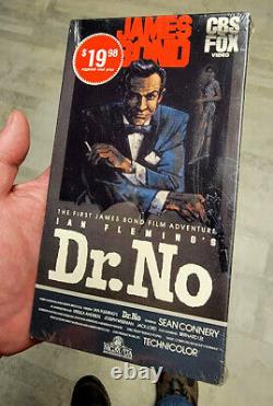 Rare New condition sealed VHS James Bond 007 Dr. No 1984 CBS FOX Sean Connery