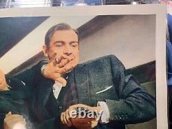 Rare Sean Connery As James Bond 007 Goldfinger Dr. No Original Lobby Card 1966