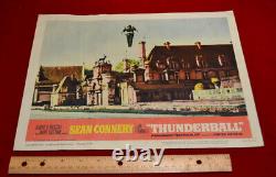 Rare THUNDERBALL 1965 orig Lobby Card 11x14 Movie Poster SEAN CONNERY James Bond