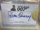 Rittenhouse James Bond 007 Limited Edition Sean Connery Auto Autograph Ssp