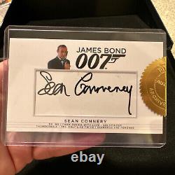 Rittenhouse James Bond Archives 007 Sean Connery Auto Card Sealed Autograph