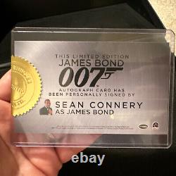 Rittenhouse James Bond Archives 007 Sean Connery Auto Card Sealed Autograph