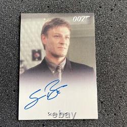 SEAN BEAN SIGNED JAMES BOND 007 TRADING CARD RITTENHOUSE Archives