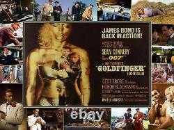 SEAN CONNERY HONOR BLACKMAN SHIRLEY EATON OO7 JAMES BOND GOLDFINGER Signed