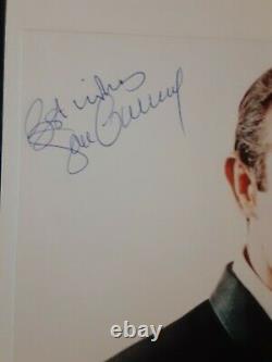 SEAN CONNERY JAMES BOND 007 AUTOGRAPHED SIGNED GLOSSY 8x12 PHOTOGRAPH DISPLAY