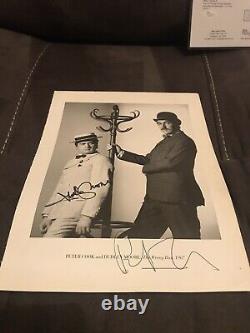 SEAN CONNERY JAMES BOND SIGNED RARE Vintage 9x12 Photo JSA LOA with Dudley Moore