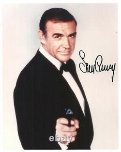 SEAN CONNERY James Bond 007 Original Autogramm Großfoto Top Portrait + Coa