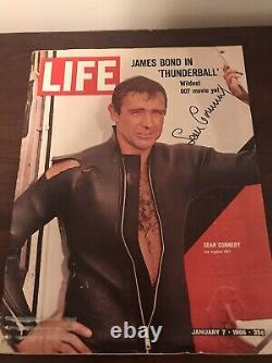 SEAN CONNERY James Bond JSA LOA Signed Autographed THUNDERBALL LIFE Vintage RARE