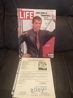 SEAN CONNERY James Bond JSA LOA Signed Autographed THUNDERBALL LIFE Vintage RARE