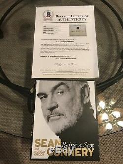 SEAN CONNERY James Bond SIGNED AUTOGRAPHED Book Scot BAS BECKETT LOA AUTHENTIC