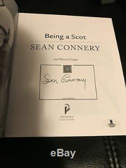 SEAN CONNERY James Bond SIGNED AUTOGRAPHED Book Scot BAS BECKETT LOA AUTHENTIC