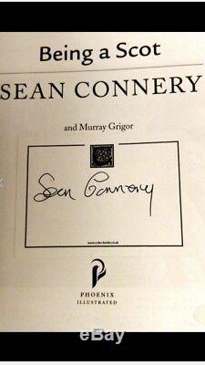 SEAN CONNERY James Bond SIGNED AUTOGRAPHED Book Scot BAS BECKETT LOA AUTHENTIC