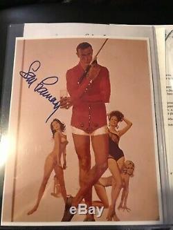 SEAN CONNERY James Bond THUNDERBALL Signed Autographed PHOTO 8x10 JSA LOA RARE