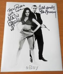 SEAN CONNERY & MARTINE BESWICK both signed V. RARE 007 + LOA