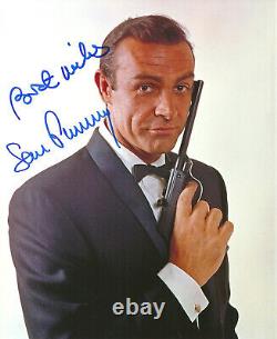 SEAN CONNERY Original Autogramm Großfoto James Bond 007 Top Portrait