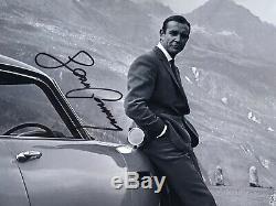 SEAN CONNERY SIGNED 007 JAMES BOND AUTOGRAPHED 8x10 BLACK & WHITE PHOTO COA