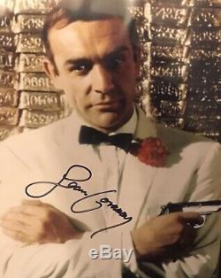 SEAN CONNERY SIGNED 007 JAMES BOND AUTOGRAPHED 8x10 COLOR PHOTO COA