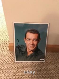 SEAN CONNERY SIGNED AUTOGRAPHED 8x10 PHOTO VINTAGE JSA LOA COA James Bond RARE