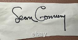 SEAN CONNERY Signed Autograph. COA Included