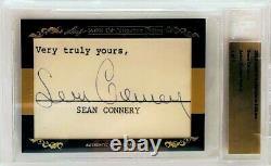 SEAN CONNERY Signed Autograph Slabbed 1 of 1 James Bond Beckett