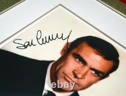 SEAN CONNERY Signed RARE 11x14 007 Bond AUTOGRAPH, COA, UACC, Frame, DVD, STATUE