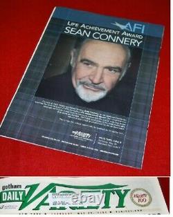 SEAN CONNERY Signed RARE 11x14 007 Bond AUTOGRAPH, COA, UACC, Frame, DVD, STATUE